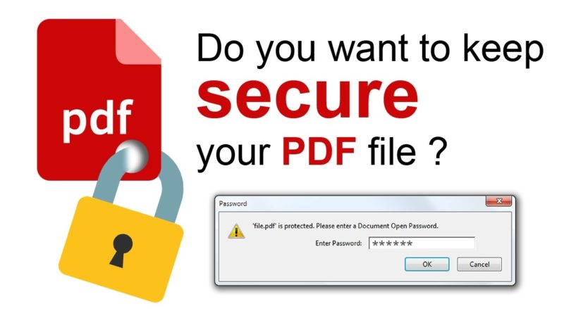 How to add password to PDF