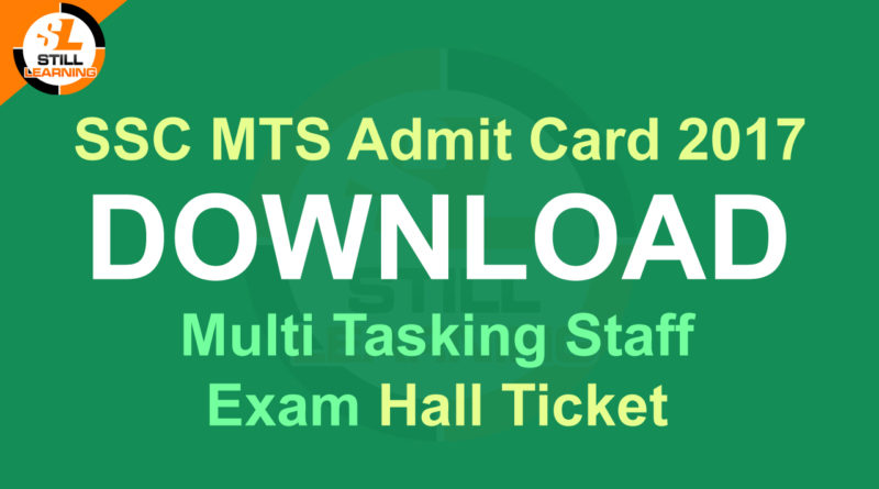 SSC MTS Admit Card